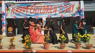 rotary school dance performances on children day chainpur [upl. by Eirrac]