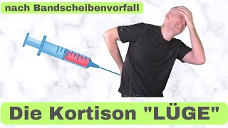 Injektion nach Bandscheibenvorfall  Die Kortison Lüge LWS  HWS [upl. by Agnes]