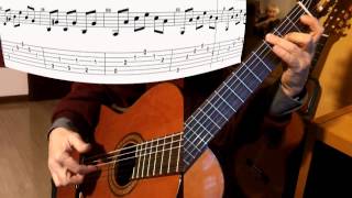 Traditional MALAGUEÑA  study easy for arpeggios sheet music available [upl. by Ziana866]