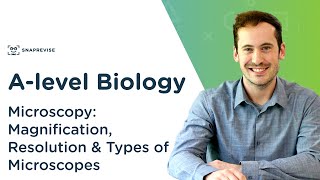 Microscopy Magnification Resolution amp Types of Microscopes  Alevel Biology  OCR AQA Edexcel [upl. by Ardnua42]