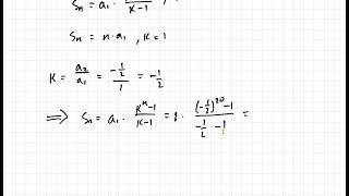 Eksempel 1 – Summen av geometriske rekker [upl. by Eiram]