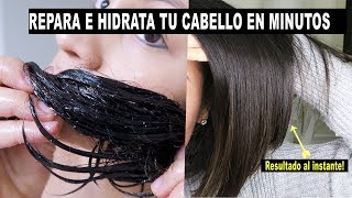 TRATAMIENTO CASERO PARA EL CABELLO SECO Y MALTRATADO CABELLO SIN FRIZZ Y SIN PUNTAS ABIERTAS [upl. by Enimajneb]