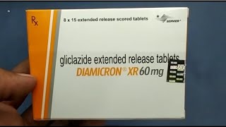 Diamicron XR 60 Tablet  Gliclazide Tablets  Diamicron XR 60mg Tablet Uses Side effects benefits [upl. by Ru]