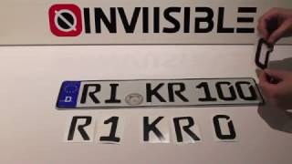 Make your license plate invisible  EU style  100 effect [upl. by Ardis]