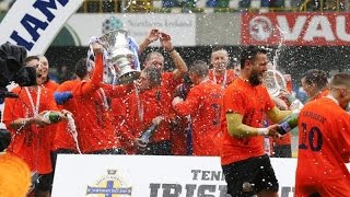 Irish Cup Final 2016 Glenavon vs Linfield [upl. by Nedyaj]