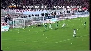 Olympiakos  Panathinaikos 22 2001 02 [upl. by Assyram]