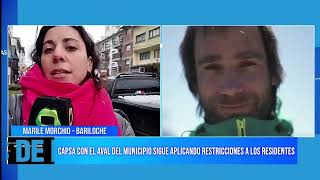 Nieve para Pocos en Bariloche Restringen Horario para Residentes [upl. by Odilia]