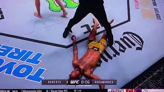 Ignacio Bahamondes Spinning Kick KO Roosevelt Roberts Full HD [upl. by Courtland]