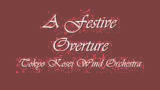 A Festive Overture Tokyo Kosei Wind Orchestra [upl. by Adneral]