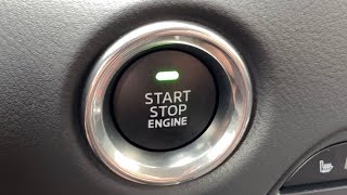 PKW starten Keyless und abschalten mit dem START STOP ENGINE Knopf Mazda CX5 Anleitung [upl. by Nayra]