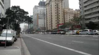 Sao Paulo Avenue Paulista centreville [upl. by Yemrej]