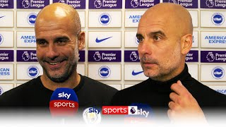 Pep Guardiolas FUNNIEST interviews 🤣 [upl. by Ahsenauq273]