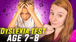 Dyslexia Test for 7 or 8 Year Old Child [upl. by Yetah]