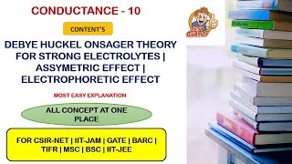 Debye Huckel Limiting Law amp Debye Huckel Onsager Equation for Electrolytes  Best Explanation [upl. by Lucius]