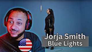 FIRST TIME REACTING TO  Jorja Smith  Blue Lights  A COLORS SHOW [upl. by Maram]