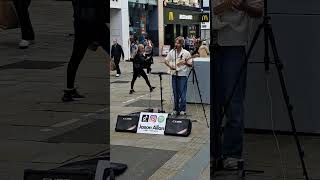 Busker 😍 busker newcastleupontyne jasonallan [upl. by Berke]