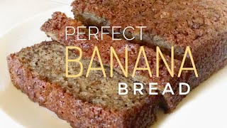 Perfectly moist BANANA BREAD [upl. by Dragde]