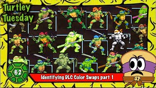 Shredders Revenge DLC Palette Swap Identifications Part 1 [upl. by Ianteen]