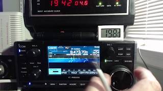 Icom ICR8600 firmware update to ver 120 [upl. by Annaynek]