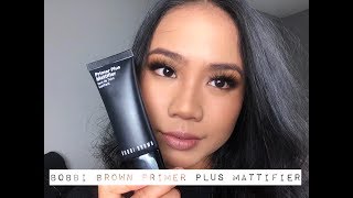 BOBBI BROWN PRIMER PLUS MATTIFIER  First Impression demo review amp a wear test [upl. by Dietz]