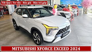 Chi tiết Mitsubishi Xforce Exceed 2024 màu Trắng  Giá lăn bánh Mitsubishi Xforce 2024 [upl. by Deloria43]