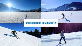 Winterurlaub in Maishofen Skifahren Langlaufen und Winterwandern im Salzburger Land [upl. by Shurwood]