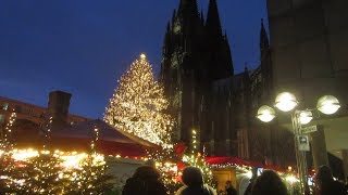 Weihnachtsmarkt Köln Dom [upl. by Ardnaskela]