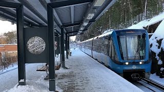 Abrahamsberg tunnelbanestation [upl. by Orford980]