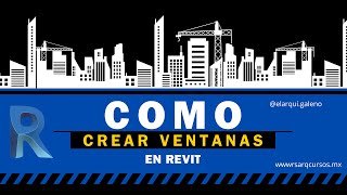 COMO CREAR VENTANAS EN REVIT [upl. by Kimitri]