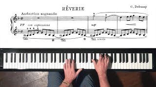 Debussy “Rêverie” take 3 Paul Barton FEURICH 218 piano [upl. by Ibbison]