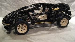 M4Xs Creations  Building Lego Technic  8880 Super Car [upl. by Kcinom579]