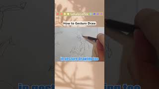 How to Gesture Draw gesturedrawing [upl. by Enilecram]