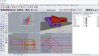 48  Rhino  Cutting Perfect Sections in Rhino Using Section and Make2d [upl. by Kelwen113]