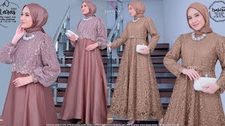 Model gamis brokat terbaru 2024 [upl. by Zahavi]