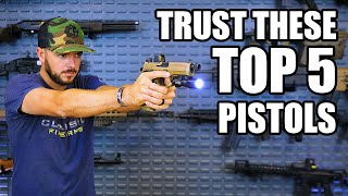 Top 5 Handguns For Home Defense [upl. by Anileuqcaj]