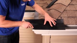 Outside Corner Miter Installation  Raindrop® Gutter Guard [upl. by Inaliak]