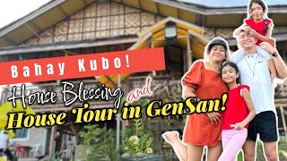 Bahay Kubo in GenSan  House Tour and House Blessing  Melason Family [upl. by Kreda431]