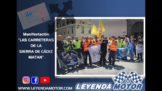 Especial resumen MANIFESTACIÓN CARRETERAS de CÁDIZ MATAN con Grupo Motero CRUZADOS [upl. by Mommy]