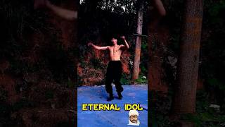 100❤ Bruce Lee is his eternal idolKungFu brucelee  bruce lee training karate [upl. by Ative]