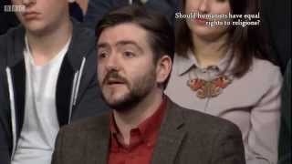 Christian man says humanists are debauched Andrew Copson explains what Humanism is really all about [upl. by Everett]