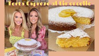 Torta Caprese al Limoncello 🍋 Glutenfree 🇮🇹 [upl. by Strenta]