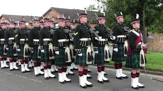 The Linlithgow Marches 2019  The Royal Regiment of Scotland  Part 12 4KUHD [upl. by Neeloc]