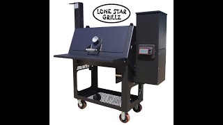 Lone Star Grillz Pellet Smoker [upl. by Enuahs223]