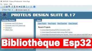 Comment Ajouter La Bibliothèque Esp32 Sur Proteus 8 [upl. by Zerat]