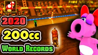 200cc World Records for All 32 Tracks in Mario Kart Wii 2020 [upl. by Megdal]