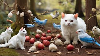 Cat TV for Cats to Watch 😺 Pretty Birds and Squirrels 🐿 8 Hours 4K HDR 60FPS [upl. by Smail548]