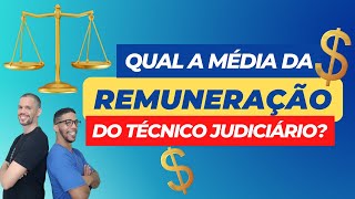 Qual é a Média da Remuneração do Cargo de Técnico Judiciário  Concursos Públicos [upl. by Orabel944]