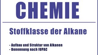 CHEMIE  Stoffklasse der Alkane [upl. by Maillij]