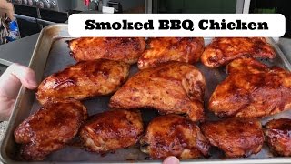 Smoked BBQ Chicken  How to BBQ chicken recipe [upl. by Rogerg]