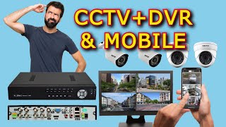 How to Remote View H264 DVR  How to Install CCTV Cameras With DVR  Network Setup on the DVR [upl. by Ybur]